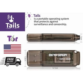 Anonymous Bootable Tails Os Linux 6.18 ( 32 Gb Usb 3.0 3.1 ) Drive Live Latest