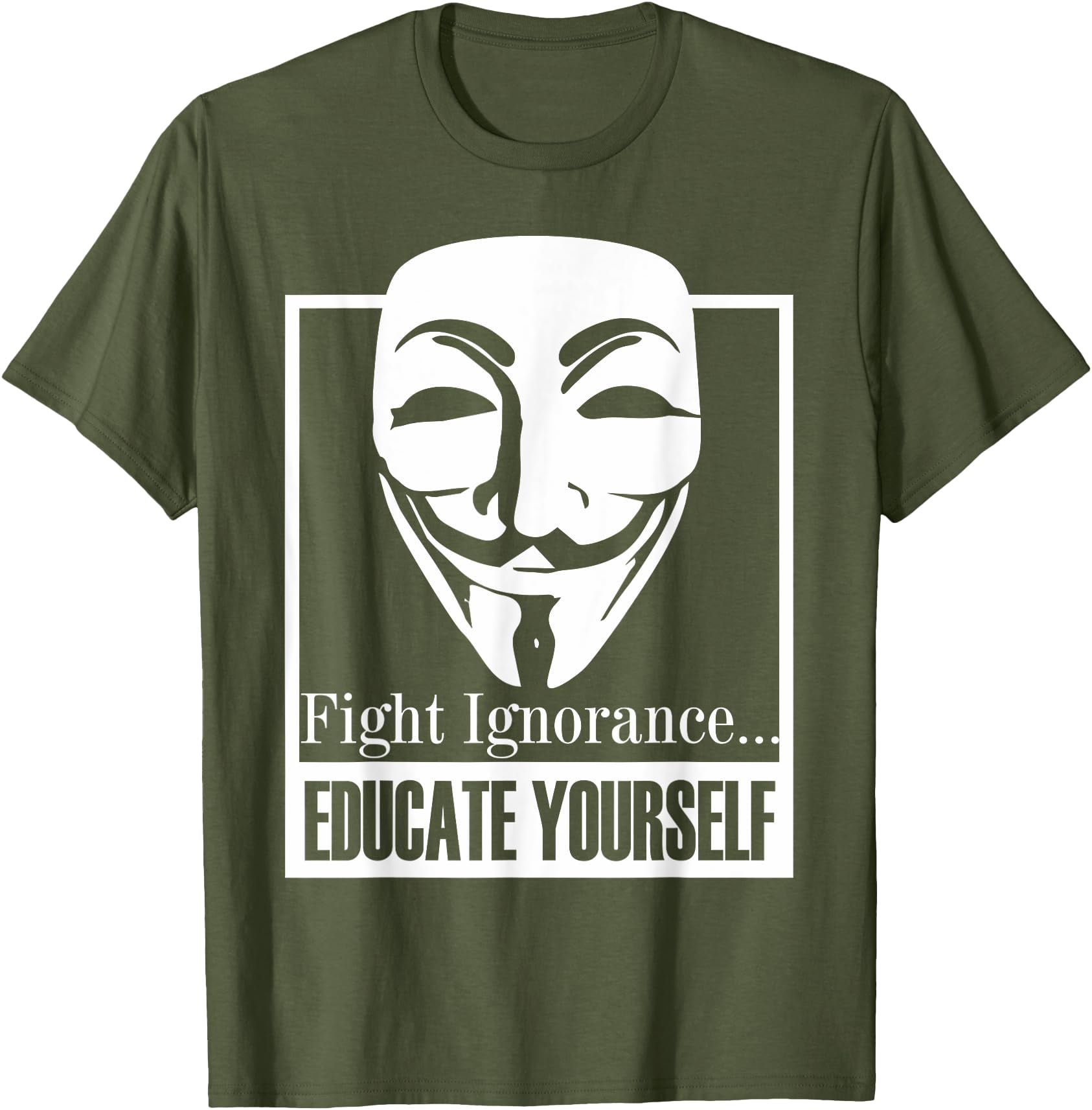 Anonymous Coding Programmer Softstyle Unisex T-Shirt,Military Green ...