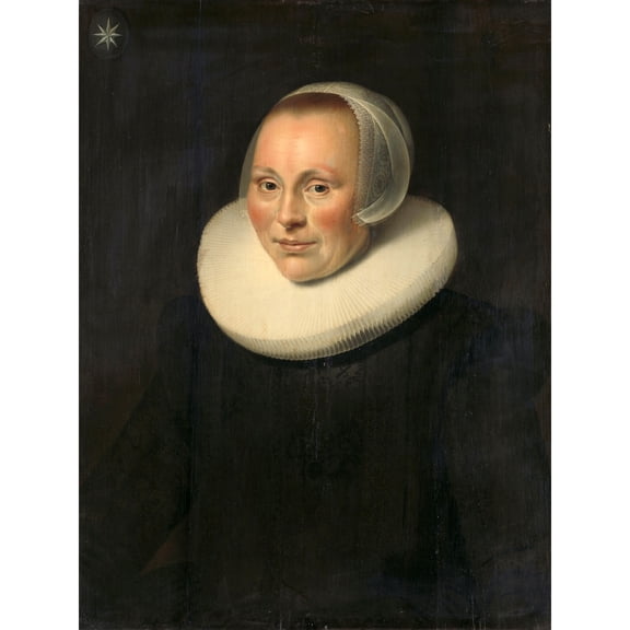 Anonymous Portrait Of A Woman Vintage Painting Extra Large XL Wall Art Poster Print