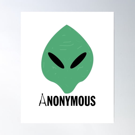 Anonymous Poster Wall Art, Modern Wall Decor For Living Room Bedroom, 16x24 UNFRAMED