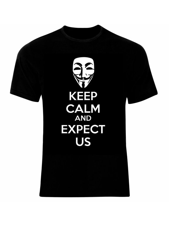 Anonymous V for Vendetta Ceep Calm T-Shirt Neu 100% Cotton All Sizes