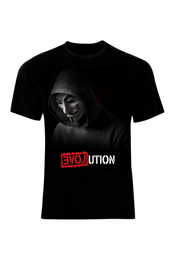 Anonymous V for Vendetta Evolution T-Shirt Neu 100% Cotton All Sizes