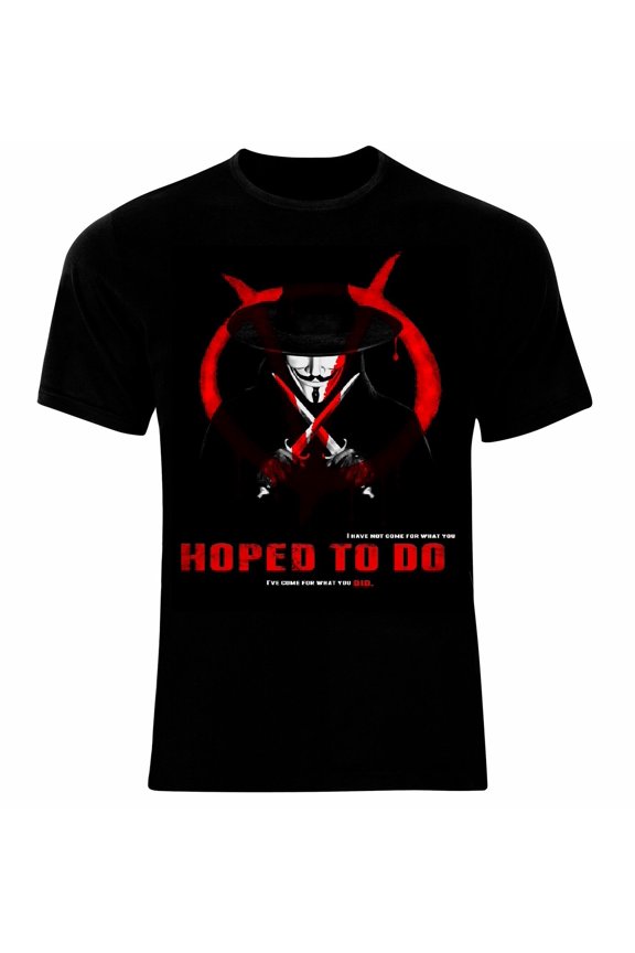 Anonymous V for Vendetta Hoped To Do T-Shirt Neu 100% Cotton All Sizes