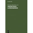 thumbnail image 1 of Anonymus Londinensis: AuszÃ¼ge Eines Unbekannten Aus Aristoteles-Menons Handbuch Der Medizin Und Aus Werken Anderer Ãlter, (Hardcover), 1 of 1