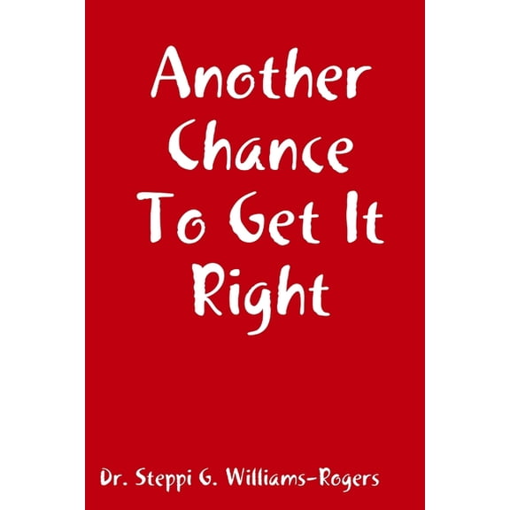 Another Chance To Get It Right, (Paperback)