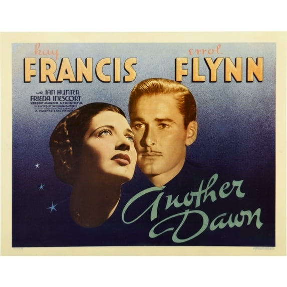 Another Dawn Kay Francis Errol Flynn 1937 Movie Poster Masterprint (14 x 11)