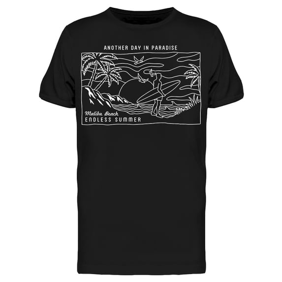 Another Day In Paradise Summer T-Shirt Men -Image by Shutterstock, Male Medium