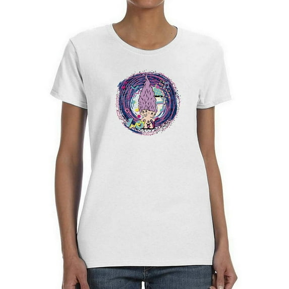 Another Dimension Troll In Psycho 90's Colors Women T-Shirt, Female XX-Large