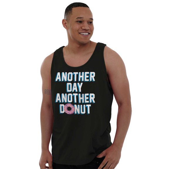 Another Donut Funny Sweet Tooth Tank Top T Shirts Men Women Brisco Brands S