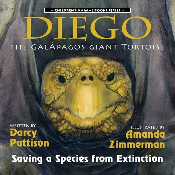 Children's Animal Book Diego, the Galapagos Giant Tortoise: Saving a Species from Extinction, Book 5, (Paperback)