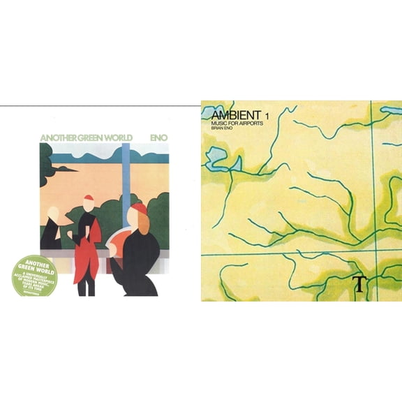 Another Green World (140G/2017 Master) & Ambient 1: Music For Airports [LP Vinyl Bundle]