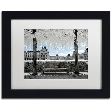 "Another Look at Paris XIX" Canvas Art by Philippe Hugonnard, White Matte, Black Frame