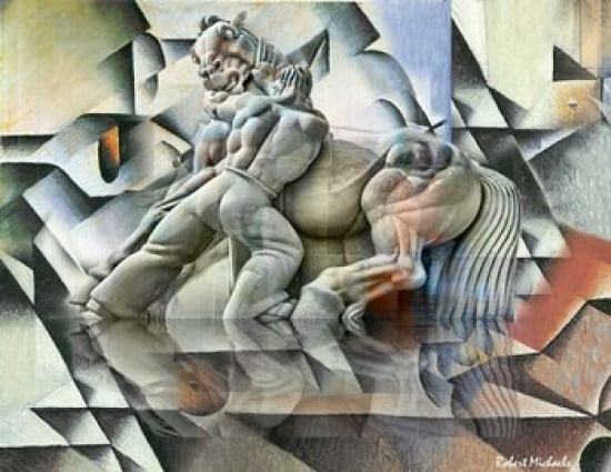 Another Man Controlling Trade II Canvas Art - Robert Michaels (20 x 16)