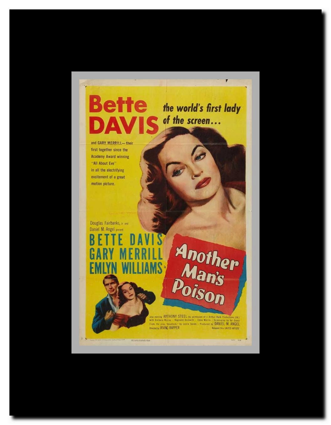 Another Man's Poison Framed Movie Poster