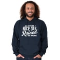thumbnail image 1 of Another Nice Day Ruined Funny Work Hoodie Sweatshirt Women Men Brisco Brands X, 1 of 6