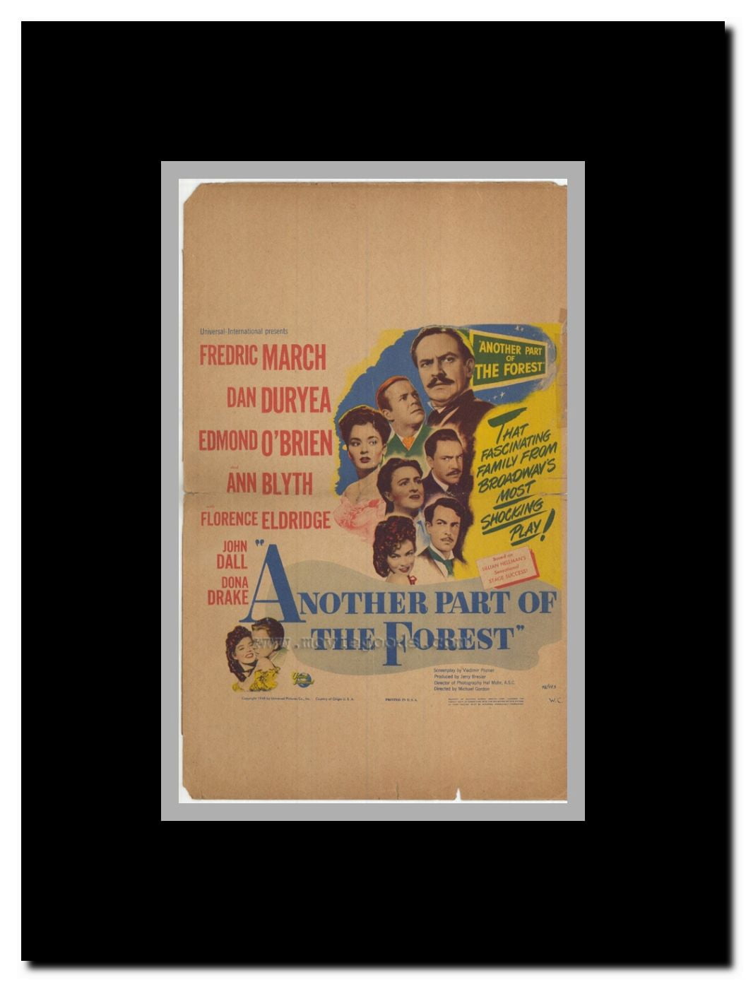 Another Part of the Forest Framed Movie Poster