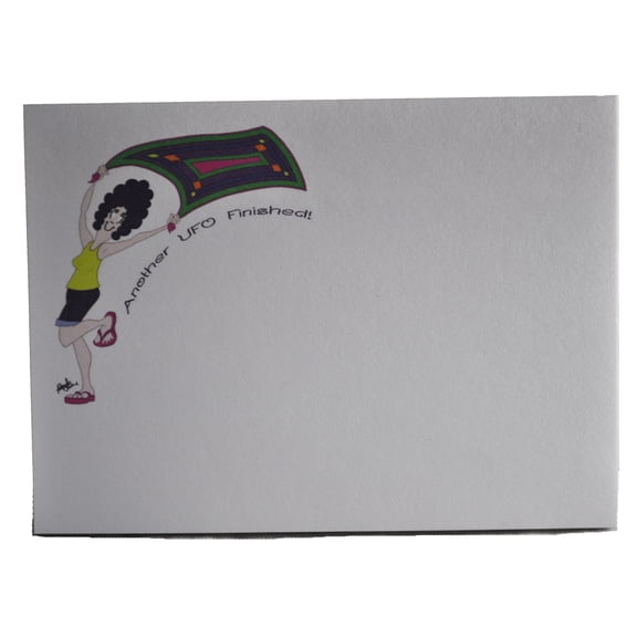 Another UFO Finished Sewing Themed Note Pad