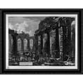 thumbnail image 1 of Another extension as above 36x28 Large Black Ornate Wood Framed Canvas Art by Giovanni Battista Piranesi, 1 of 2