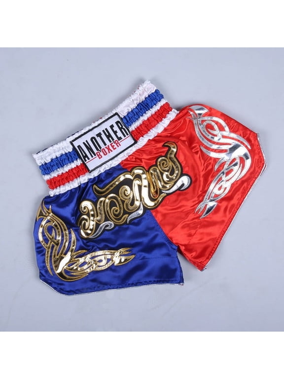 Anotherboxer Unisex Muay Thai Boxing Shorts MMA Kickboxing Fighting Breathable
