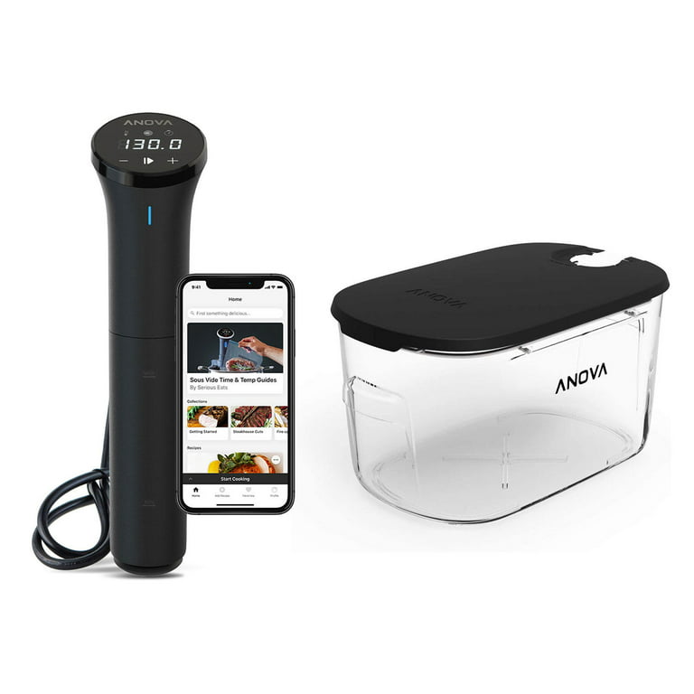 Anova Precision Cooker Nano Sous Vide with 8L/Min Flow Rate, Bluetooth  Connectivity & App Control - Black