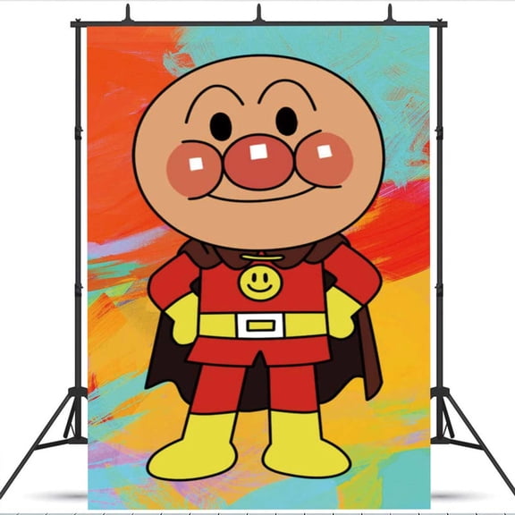 Anpanman Party Supplies Background Backdrop Taspestry Banner Poster Decor Decorations