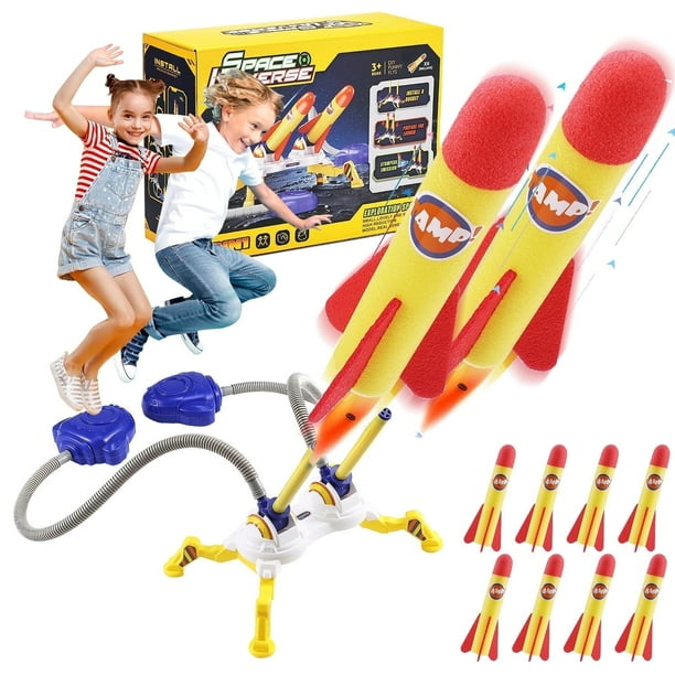 Anpro Indoor Toy Rocket Launcher Set, Includes Rockets Walmart