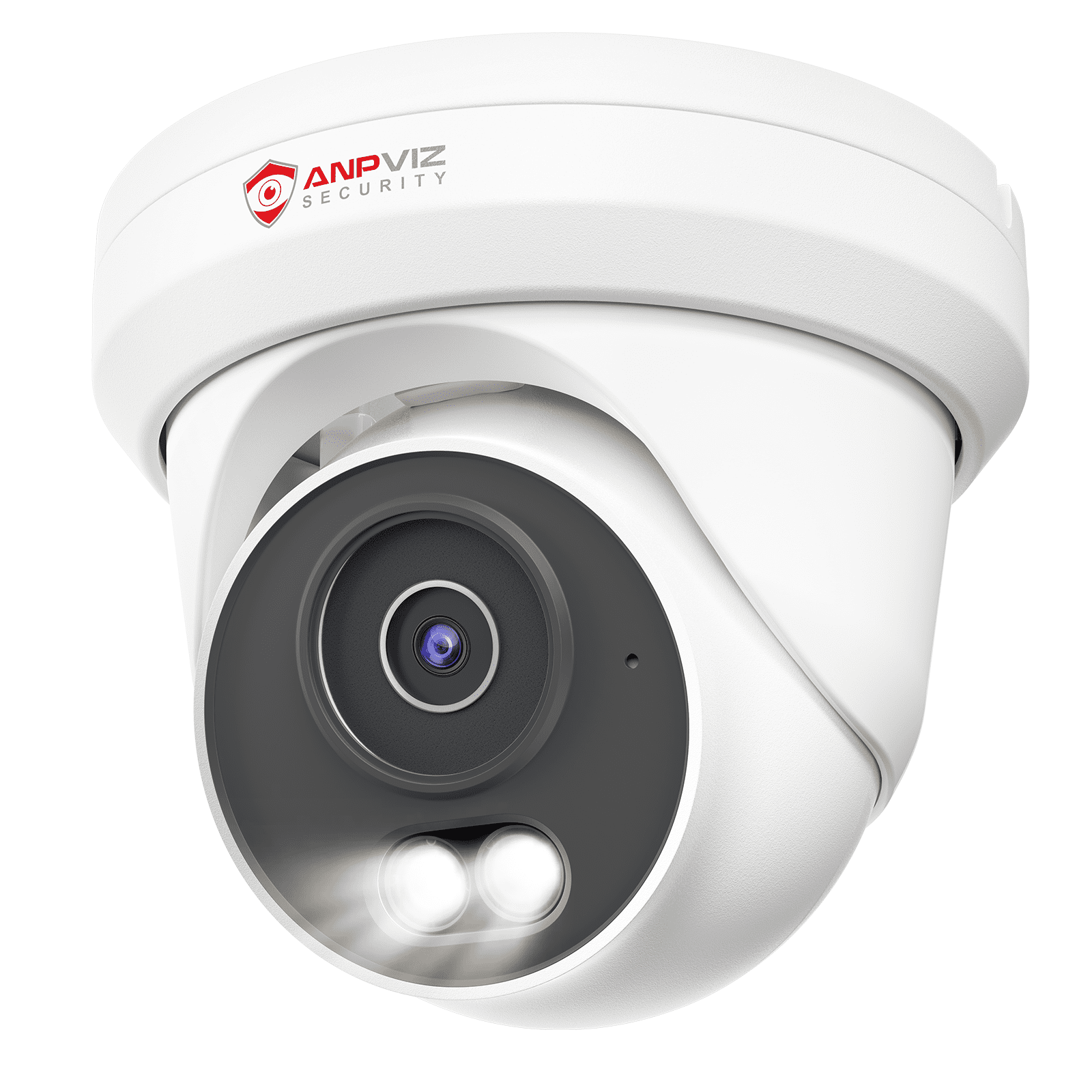 Anpviz 4K 8MP PoE Camera, Turret Security IP Camera Outdoor Wired, AI Human Vehicle Detection, 100FT Smart Dual Light Color Night Vision, Built-in Mic, Full Metal, NDAA(U Series), IPC-D3B83W-S