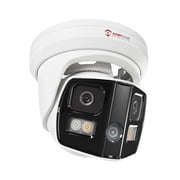Anpviz 4K Dual Lens PoE IP Security Camera Outdoor 180 Degree Panoramic Wide Angle, 8MP PoE Camera with Smart Dual Light, Human/Vehicle Detection