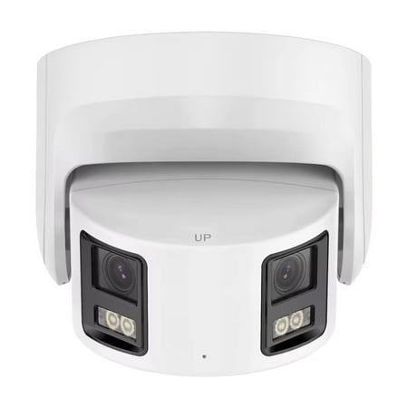Anpviz 4K PoE Wide Angle Panoramic 180° IP Dual-Lens Camera, 4K, with Human/Vehicle Detection, Starlight Sensor, Two Way Talk, Full Color,AcuSense Pro POE Camera