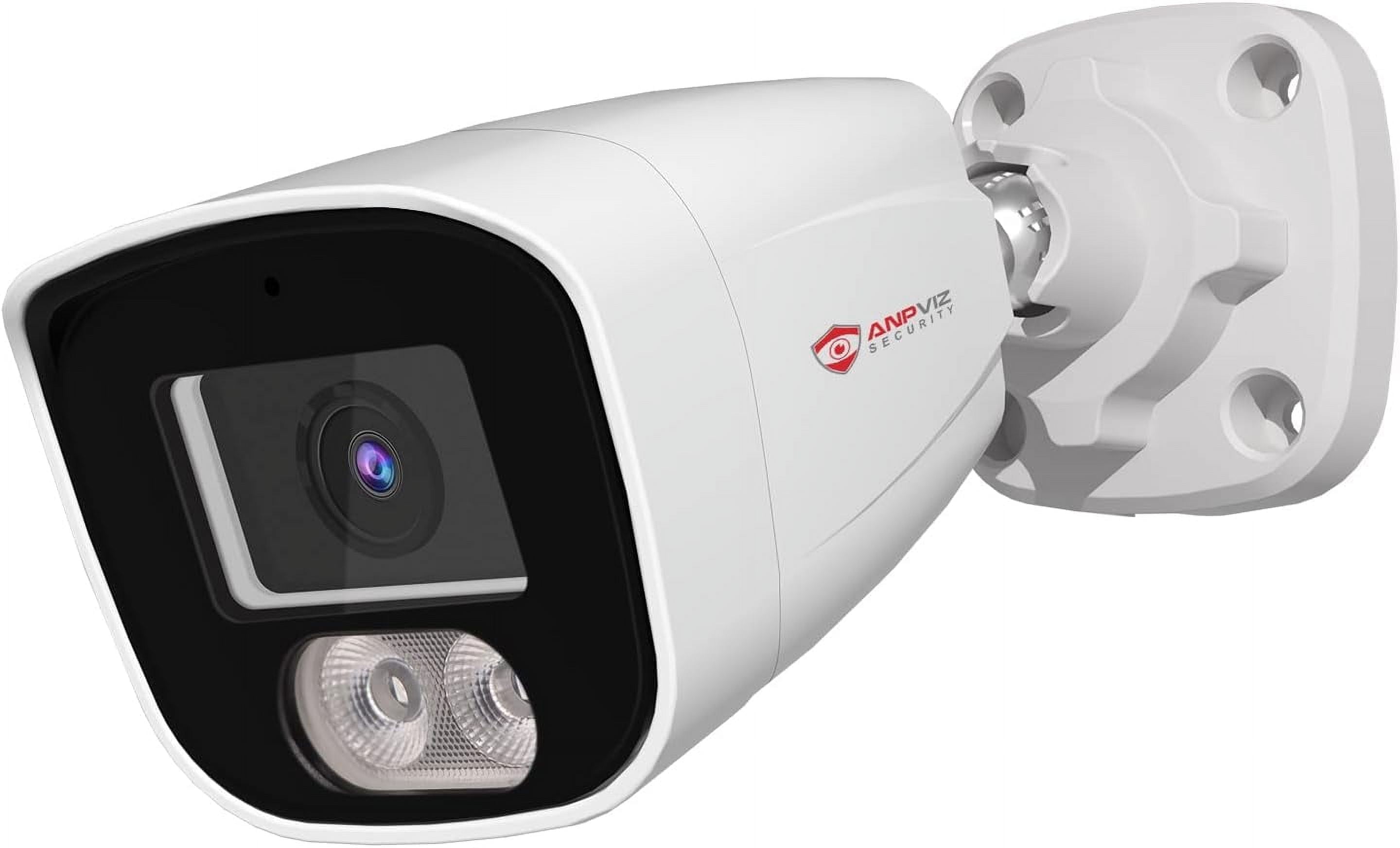 Anpviz 4MP POE IP Camera Outdoor Security PoE H.265 CCTV Video Surveillance Camera 2.8mm Lens Remote View Audio IR 30m IP66 P2P