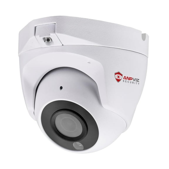 Anpviz 5MP POE Security Camera with Human & Motion Detection, IP Turret Security Camera for Home,IP66