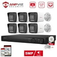 thumbnail image 1 of Anpviz 8CH 4K PoE Home Security Camera System, 5MP H.265+ NVR AI CCTV System and 6PCS 4K IP Bullet Camera With 2TB HDD, Human Vehicle Detection, Night Vision, 1 of 7