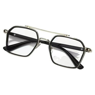Anqbci Unisex Summer Sunglasses Retro Color-changing Nose Pads PC Lens Anti-UV Block Sunlight
