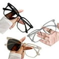 thumbnail image 1 of Anqbci Unisex Summer Sunglasses Retro Color-changing PC Lens Anti-UV Block Sunlight Outdoor, 1 of 8