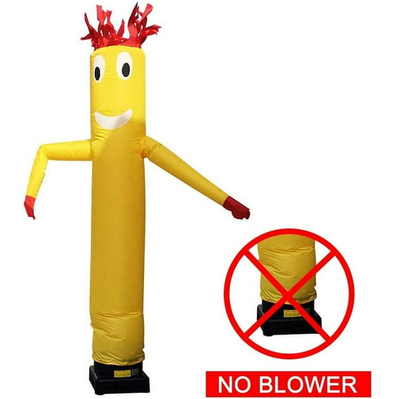 Anqidi 10Ft Yellow Inflatable Dancer Air Puppet Inflatable Tube Man Wind Sky Wavy Man (Yellow)