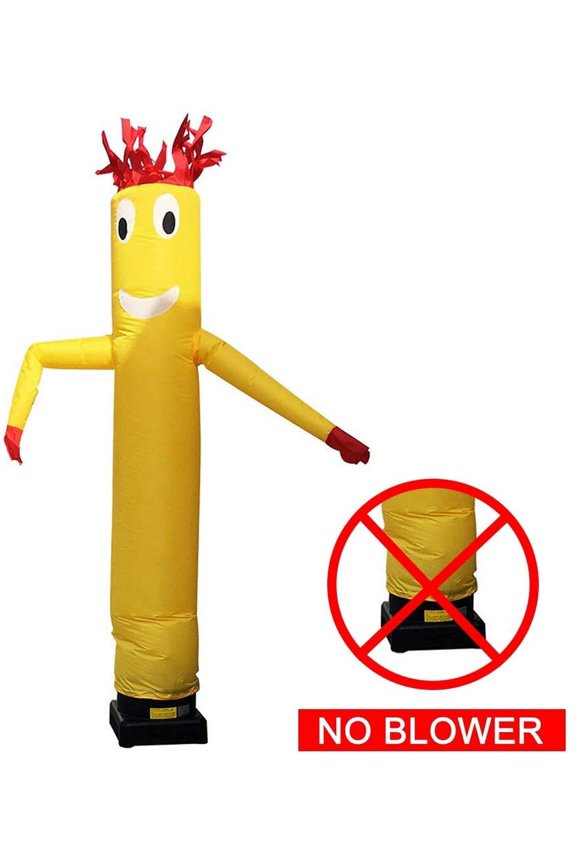 10Ft Yellow Inflatable Dancer Air Puppet Inflatable Tube Man Wind Sky Wavy Man (Yellow)