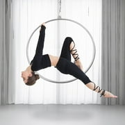 Anqidi 33.46/35.43 Aerial Hoop Kit Steel Aerial Lyra Hoop Dancing Circus Gymnastic Yoga Ring, Fully Strength Tested & Certified Max Load 253.5lb