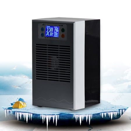 Anqidi 35L Aquarium Chiller, 100W Fish Water Tank Cooler LED Temperature Digital Display Fish Shrimp Tank Cooling Machine 3 L/min