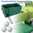 thumbnail image 1 of Anqidi Golf Ball Dispenser Automatic Tee Up Machine Golf Club Organizer Pitching Device Green No Power&Electricity Required, 1 of 12