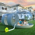 thumbnail image 1 of Anqidi Inflatable Bubble Tent Luxury Single Tunnel Transparent Eco Bubble House Outdoor Dome Greenhouse Camping Tent 3*5m w/Blower, 1 of 12