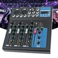 thumbnail image 1 of Anqidi Professional 4 Channel Digital USB Audio Interface Bluetooth Studio DJ KTV Mixer Sound Board Console 110V, 1 of 12