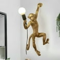 thumbnail image 1 of Anqidi Retro Monkey Creative Industrial Resin Wall Light, 1 of 9
