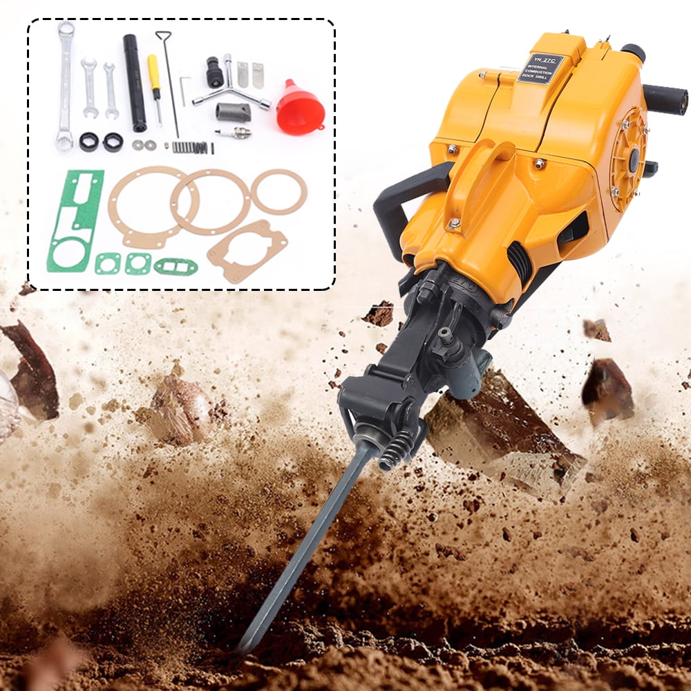 Anqidi YN27C Gasoline Rock Drill, Magnesium Alloy Internal Combustion