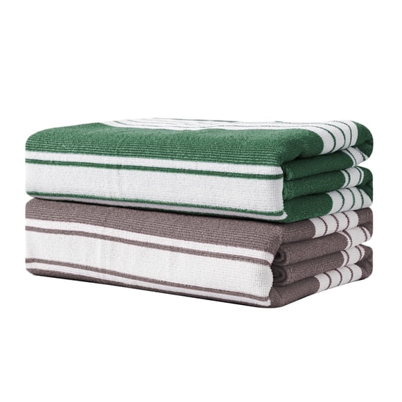 Beartech 2 Pack Oversized Microfiber Beach Towel, 30x60 inches Super Absorbent Quick Dry Camping Travel Towels Lightweight Outdoor Large Swim Towel for Adults