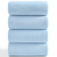 thumbnail image 1 of Beartech 4 Pack Bath Towel Set 35"x70", Oversized Bathroom Towel Soft Plush Bath Sheet 600GSM Microfibers Extra Large & Less Lint Towels Highly Absorbent Quick Dry Towels Hotel Shower Towel, 1 of 8