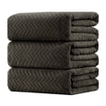 thumbnail image 1 of Beartech 3 Pack Microfiber Bath Towel Set Soft & Quickly Dry Bathroom Towel,Super absorbent Plush Bath Sheet Towel Oversized Towels Hotel Shower Towel-Dark Brown, 1 of 10