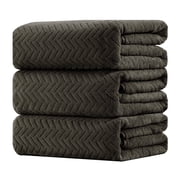 Beartech 3 Pack Microfiber Bath Towel Set Soft & Quickly Dry Bathroom Towel,Super absorbent Plush Bath Sheet Towel Oversized Towels Hotel Shower Towel-Dark Brow