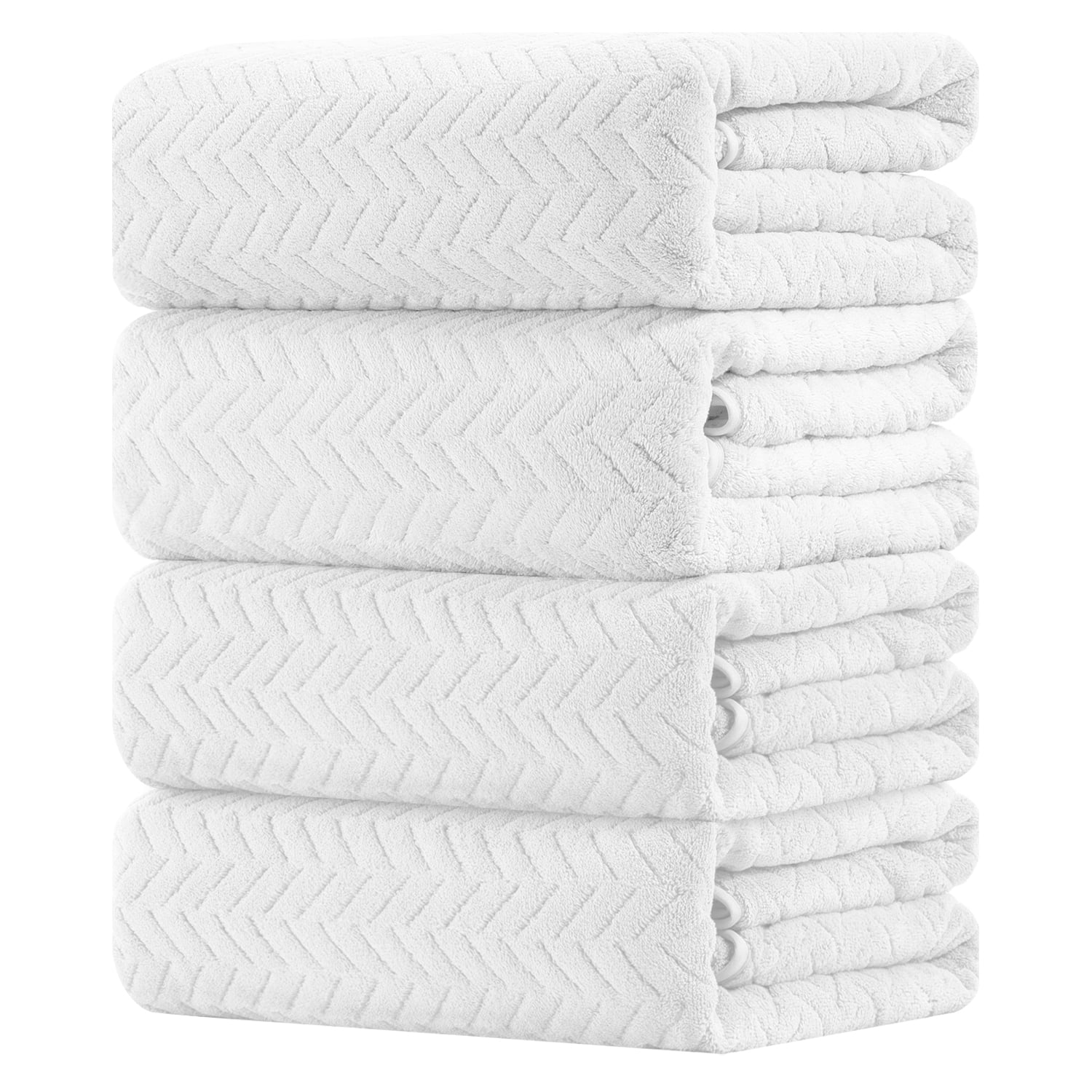 Anray Home Bath Towel Set 4 Pack Microfiber Bathroom Towel Plush Bath Sheet Towel Oversized Towels Hotel Shower Towel Collection - Walmart.com