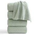 thumbnail image 1 of Beartech 4 Pack Large Size Microfiber Bath Towel Set 35×70 IN, Soft Highly Absorbent Quick Dry Bath Towels, Lint Resistant Multipurpose Bathroom Towels for Family Home Hotel Spa, Light Green, 1 of 9