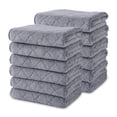 thumbnail image 1 of Beartech Microfiber Washcloths 12 Pack, Ultra Soft and Highly Absorbent Face Towel, Quick Dry Multipurpose Wash Clothes Fingertip Towels 12x12 Inch -Dark Gray, 1 of 11